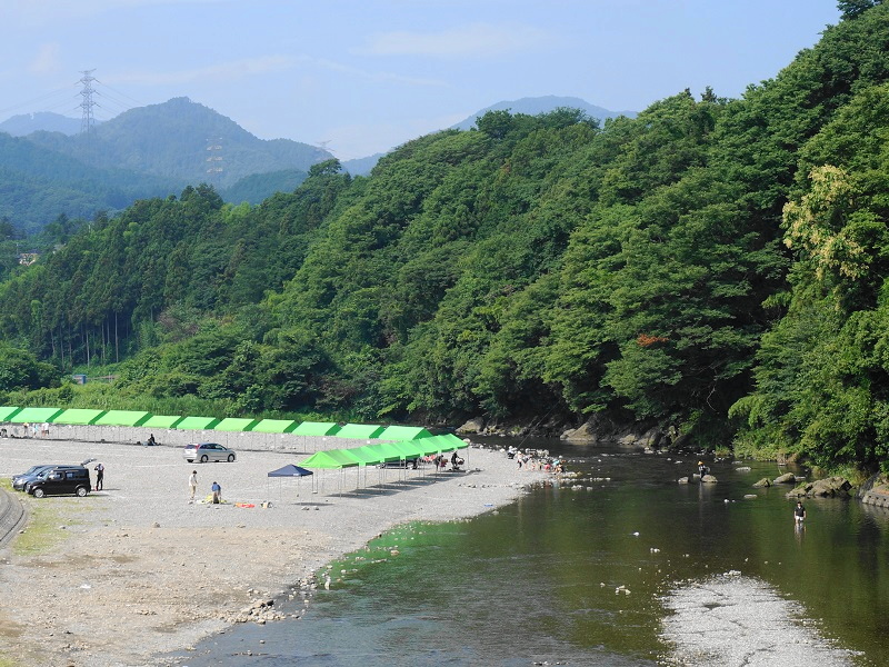 秋川橋河川公園バーベキューランド ここが東京 秋川渓谷とその周辺版